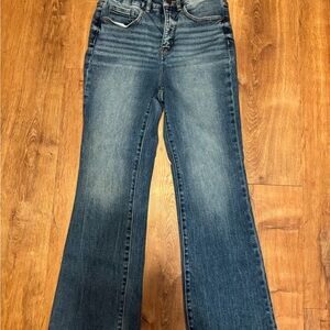 BKE Flare Women's Jeans in Classic Blue